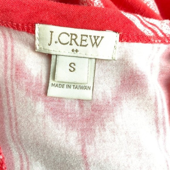 J. Crew Factory Dress Orange White Sleeveless Maxi S - Picture 3 of 6